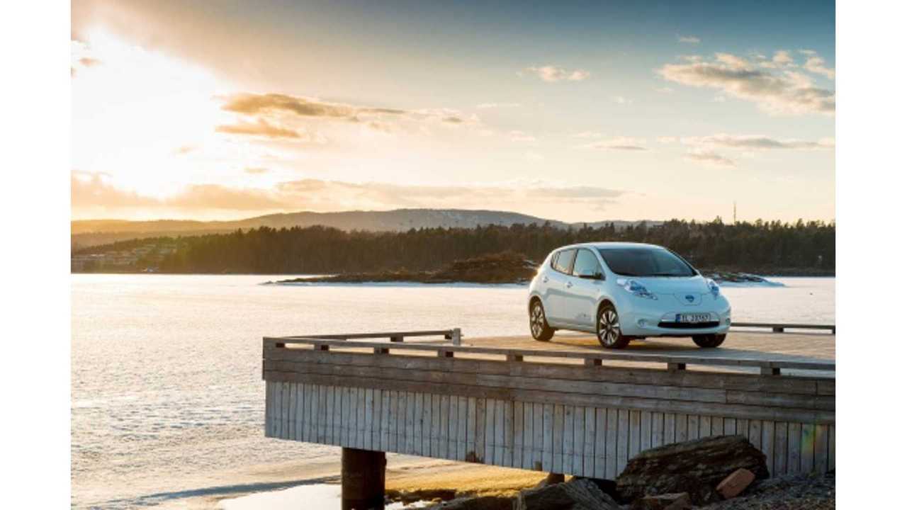 Nissan LEAF Is Best Selling Car In Norway Again In January!