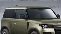 2020 Model 3 Kapılı Land Rover Defender'ın Hayali Tasarımı (Render)