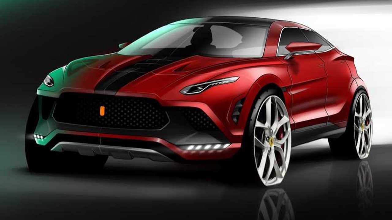 Ferrari Purosangue Rendering