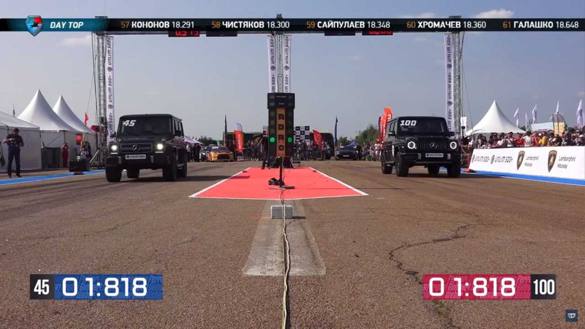 G63 Racing Güncel Mercedes-AMG G63, selefi ile yarışta