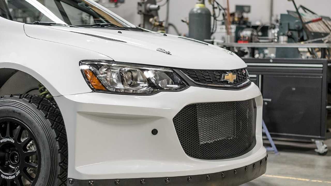 LS3-powered Chevrolet Sonic rally car