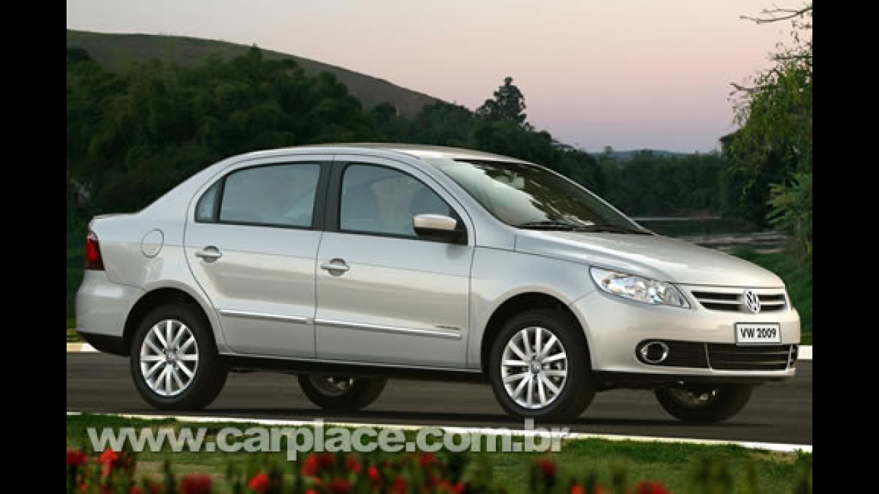 Volkswagen coloca painel do sedan do Novo Gol (Voyage) na fachada da fábrica