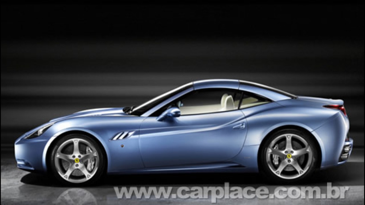 Ferrari mostra fotos oficiais da nova California com o teto rígido fechado