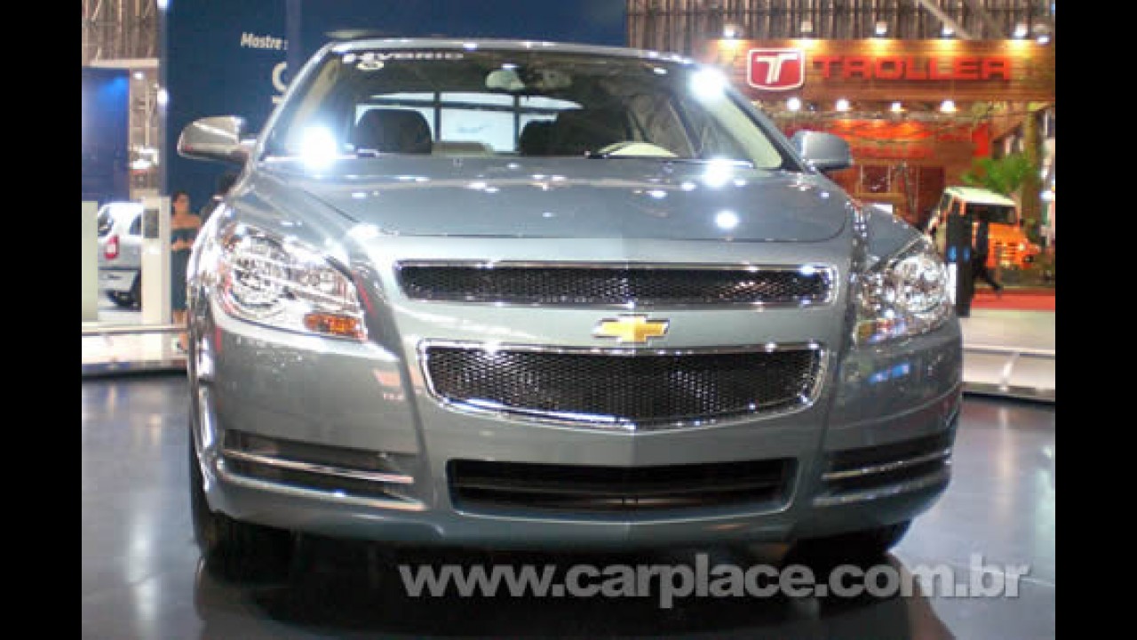 Salão do Automóvel 2008 - Chevrolet mostra o novo sedan Malibu Híbrido