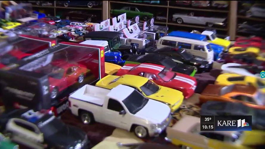 Man donates house full of 30,000 cars, from scale models to full size