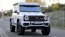 Mercedes G 4x4 Quadrat (2021) als Erlkönig erwischt