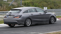 Mercedes-Benz CLA Shooting Brake facelift spy photo
