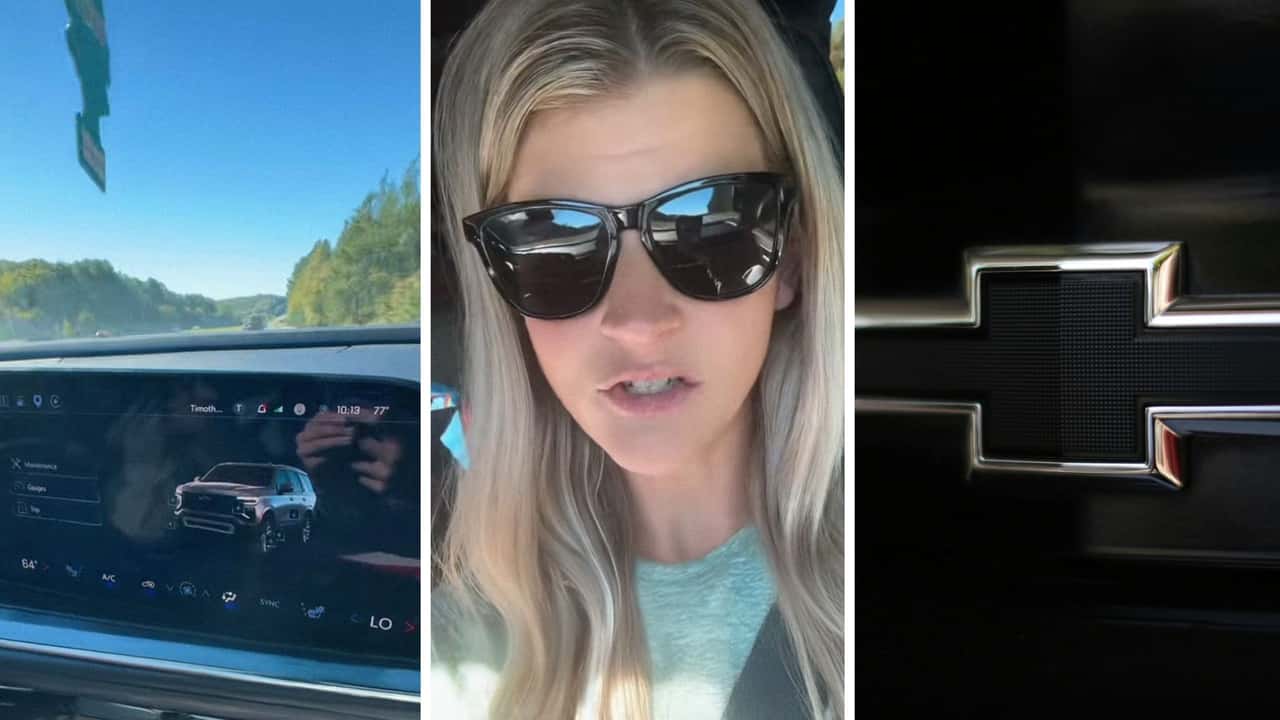 Woman drives new Chevrolet. Then her screen starts freaking out while she’s on the road