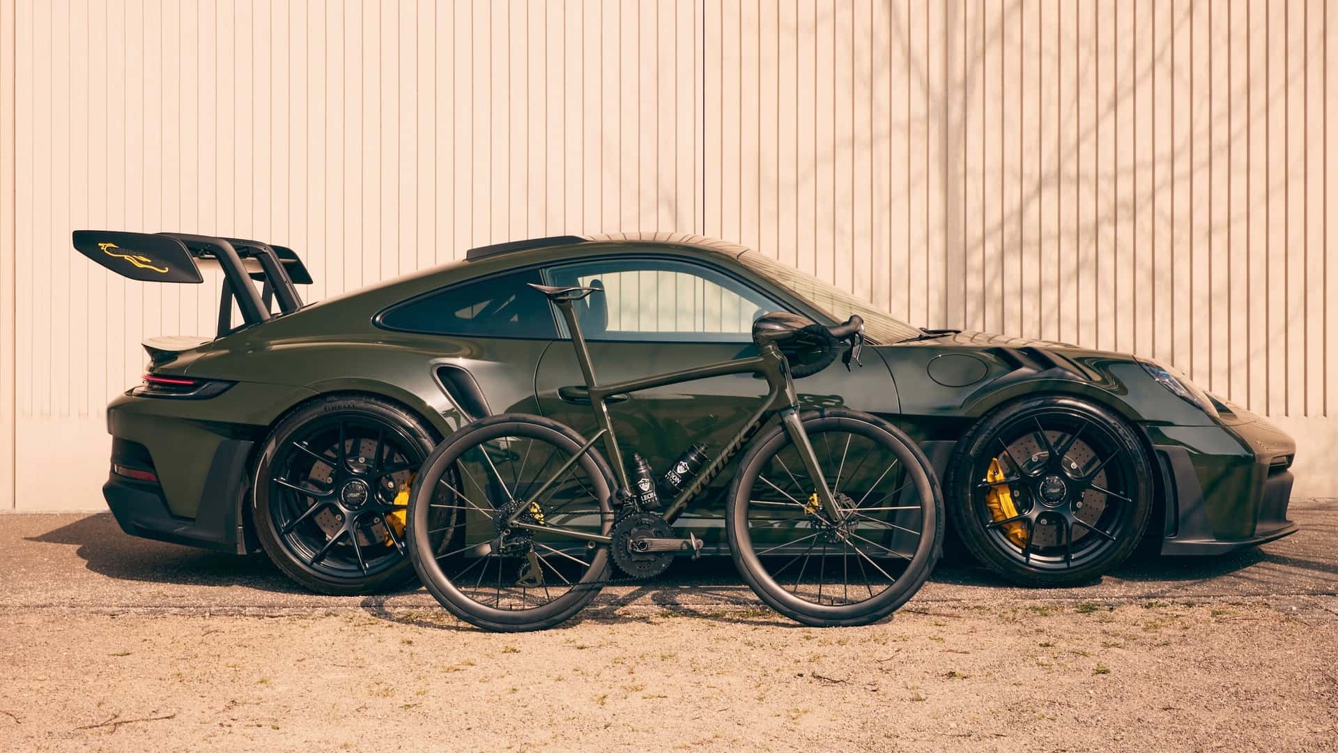 This Porsche 911 GT3 RS Became A Color-Matched Carbon Bike