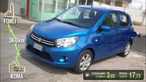 Suzuki Celerio 1.0 benzina (2016), la prova dei consumi reali