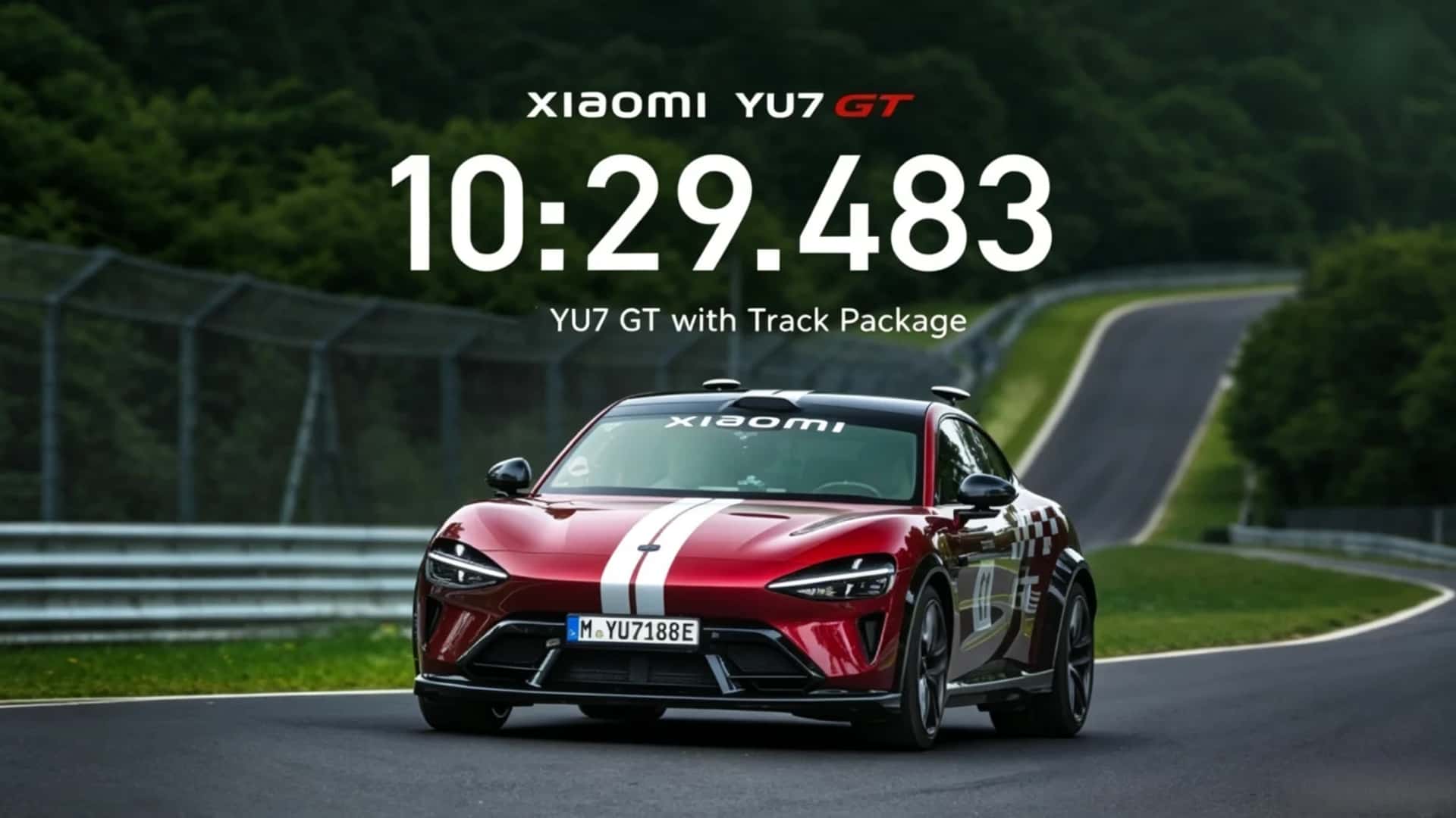 Xiaomi YU7 GT, Nürburgring’de Otonom Sürüş Rekoru kapak görseli