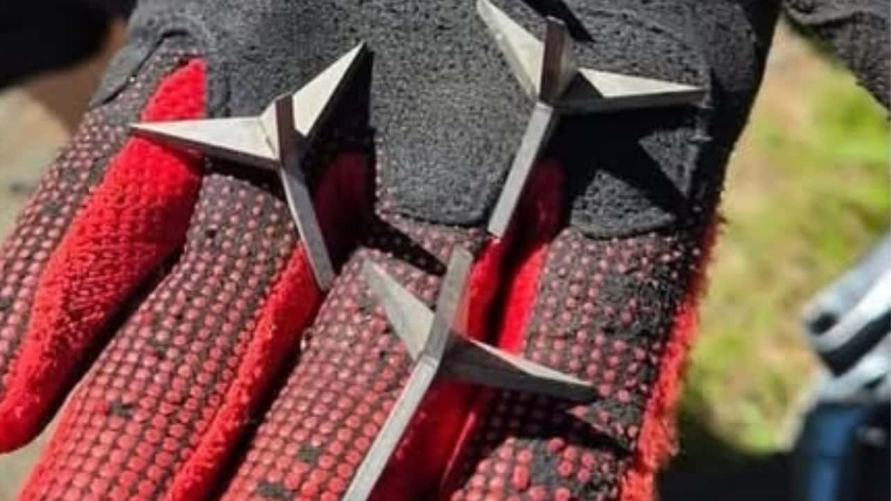 Caltrops found on Vancouver Island trails