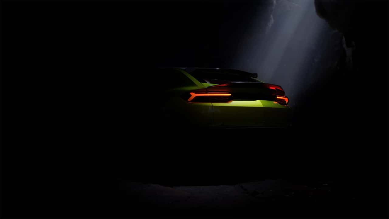 La prima foto del nuovo SUV Lamborghini