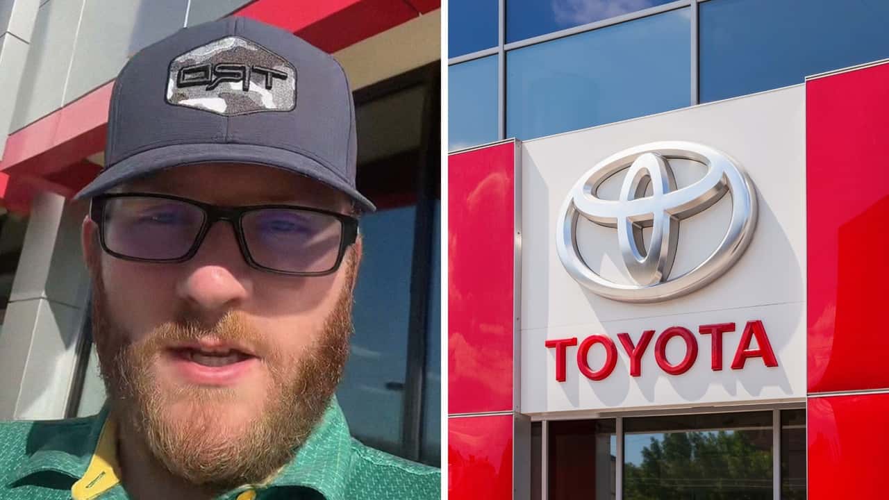 Toyota salesman gets a 2002 