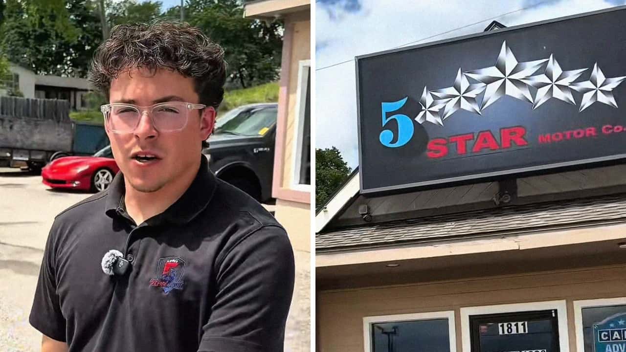 Man Puts A Deposit On A Truck