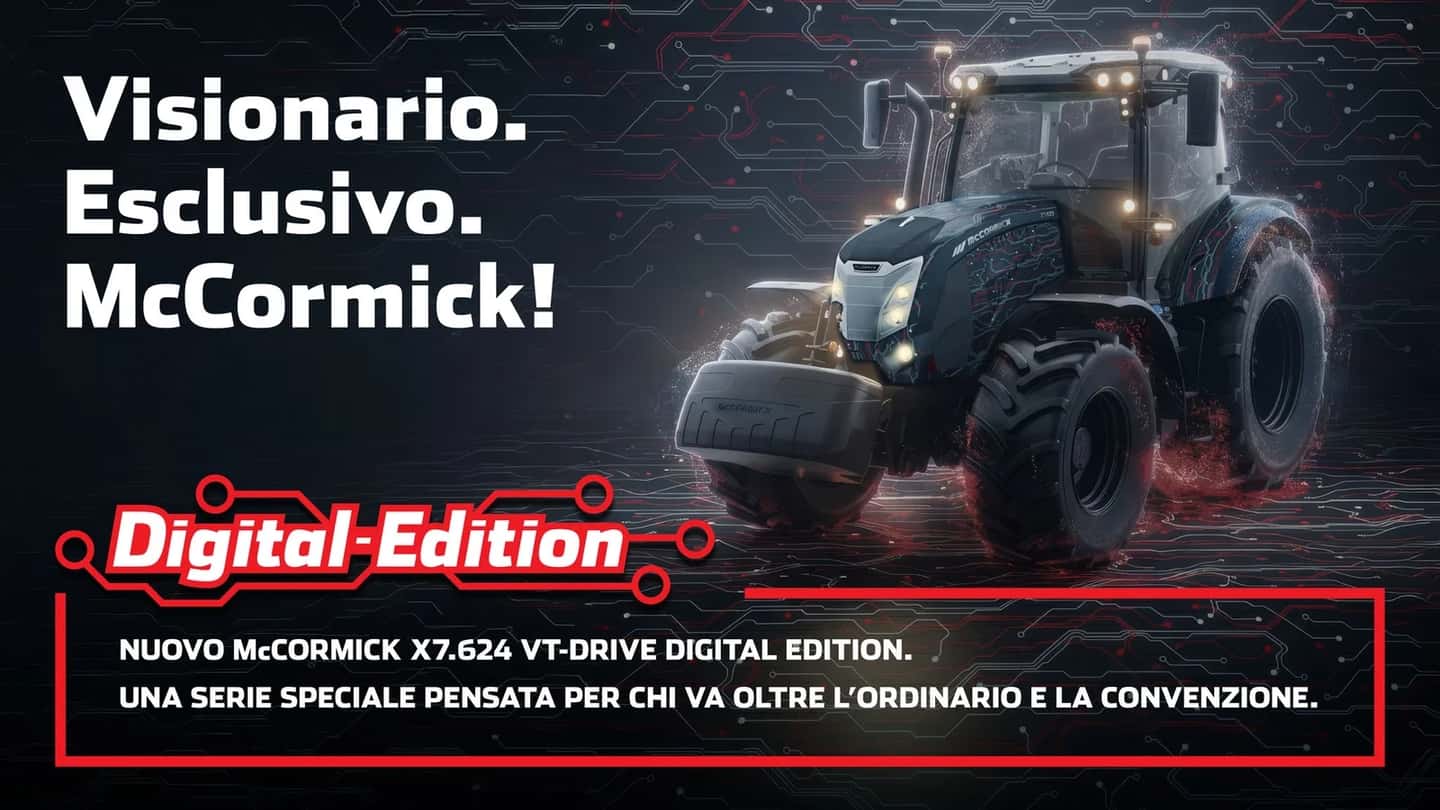McCormick X7.624 VT-Drive Digital Edition: design hi-tech