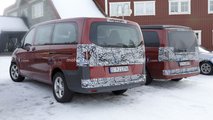 Mercedes V-Class makyajlı versiyon casus fotoğrafları