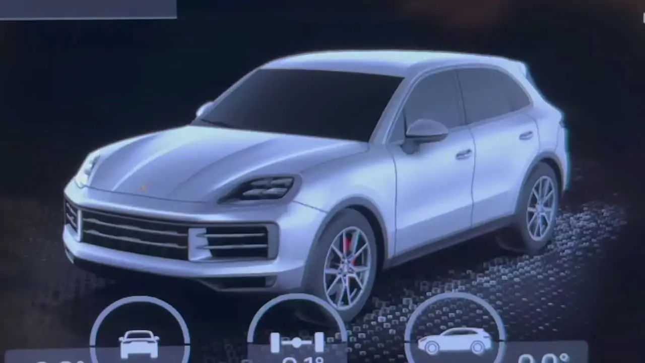 2024-porsche-cayenne-revealed-on-infotainment-screen