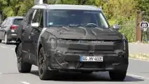 Kia EV9 als Erlkönig auf deutschen Straßen