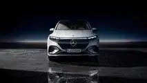 Mercedes-EQ. EQS SUV. Exterieur. Studioaufnahme. Diamantweiß. AMG-Linie