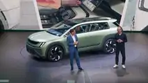 Skoda Vision 7S at the unveiling