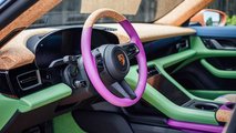 Porsche Taycan 4 Cross Turismo Kunstauto von Sean Wotherspoon Cabin