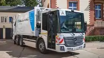 Mercedes-Benz EEconic na vanguarda da coleta de lixo em Frankfurt