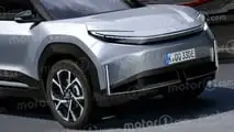 Toyota bZ2X, el render de Motor1.com