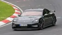 Porsche Taycan GT spy photo