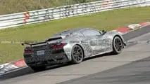 Chevrolet Corvette ZR1 Spionagefoto von der Rückansicht