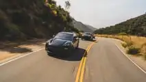 Premier essai du prototype électrique du Porsche Macan 2024
