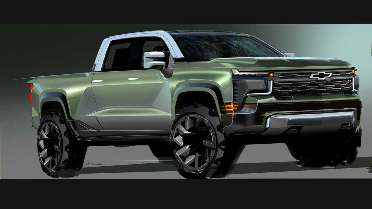 GM Design Shares Futuristic Chevy Truck With Retro Square Body Vibes