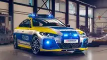 BMW i4 per la polizia tedesca, il tuning di AC Schnitzer