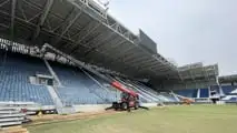 Manitou: sollevatori per lo stadio dell'Atalanta a Bergamo