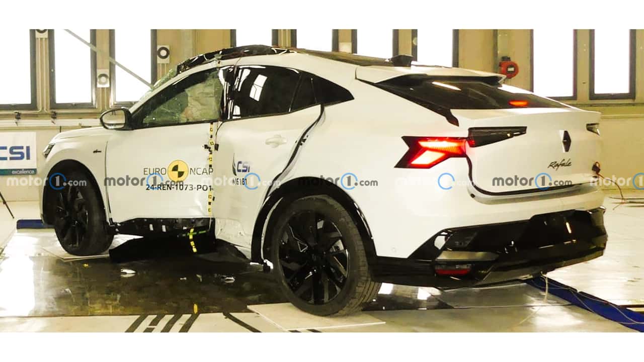 Renault Rafale 2025, crash test