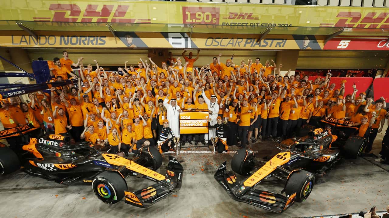McLaren fête son titre de champion du monde F1 2024