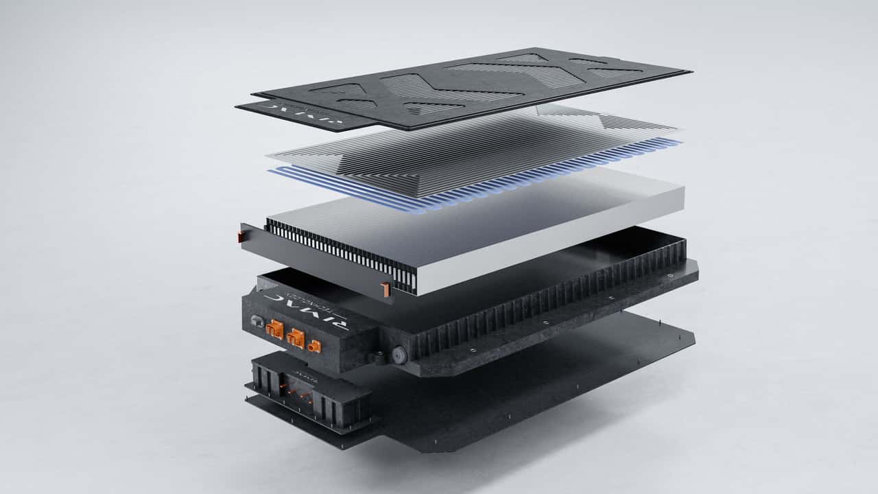 Batteria ad alto voltaggio Rimac Technology