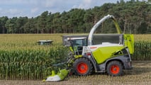 CLAAS: trincia JAGUAR con CEMOS AUTO KNIFE CONDITION e pacchetti GREEN EYE 2026