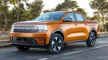 Ford Fathom EV: the Motor1 rendering