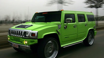 Green Hummer H2 by Geigercars