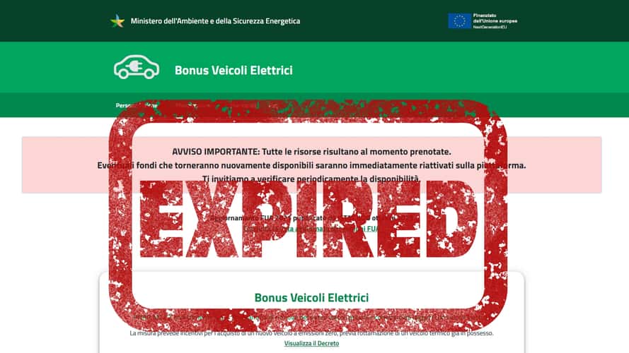 Gli incentivi auto sono finiti. Almeno per ora