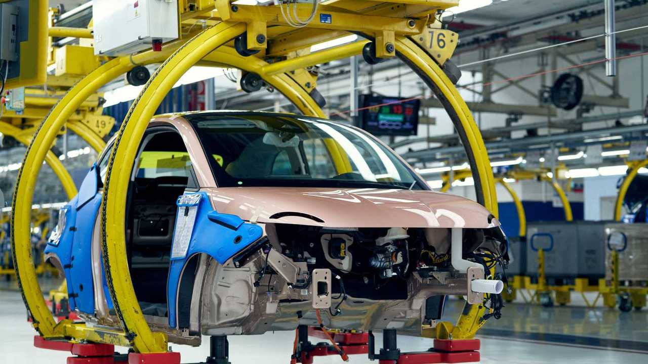 Fiat 500 elettrica fabbrica