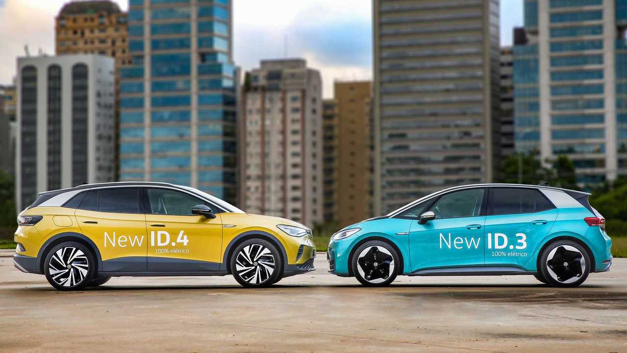 Volkswagen ID.3 e ID.4 no Brasil