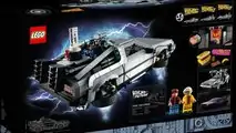 Ritorno al futuro DeLorean Lego Box Rear