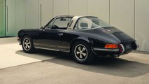 Angolo posteriore Porsche 911 Targa