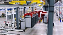 Tesla Megafactory (Lathrop, CA): Megapack body line
