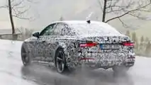 Photo espion du rétroviseur de l'Audi RS7 de nouvelle génération