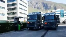 La consegna a Fercam dei primi Mercedes Actros alimentati a HVOlution