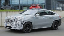 Mercedes GLE Coupe Facelift (2024) Erlkönigfotos
