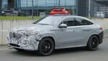 Mercedes GLE Coupe Facelift (2024) Erlkönigfotos